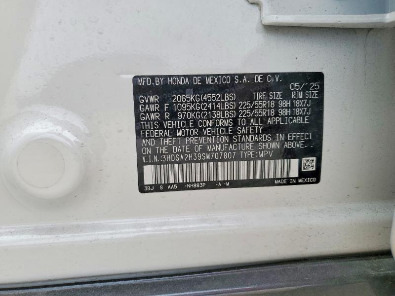 Aukcja sprzedaży 2025 Acura Adx, vin: 3HDSA2H39SM707807, numer aukcji: 52046986