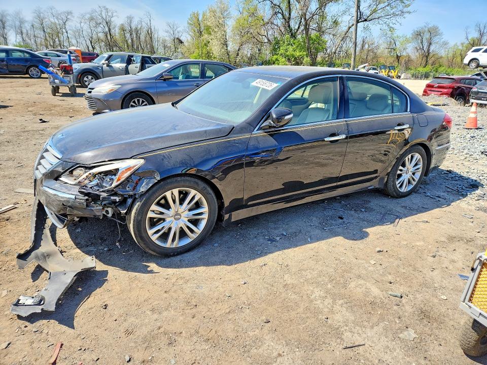 49155726 :رقم المزاد ، KMHGC4DDXEU260329 vin ، 2014 Hyundai Genesis مزاد بيع