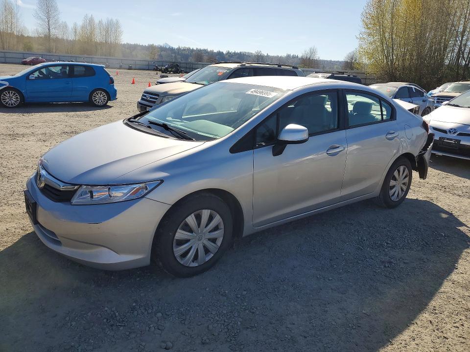 Aukcja sprzedaży 2012 Honda Civic, vin: 19XFB2F52CE337137, numer aukcji: 49496996