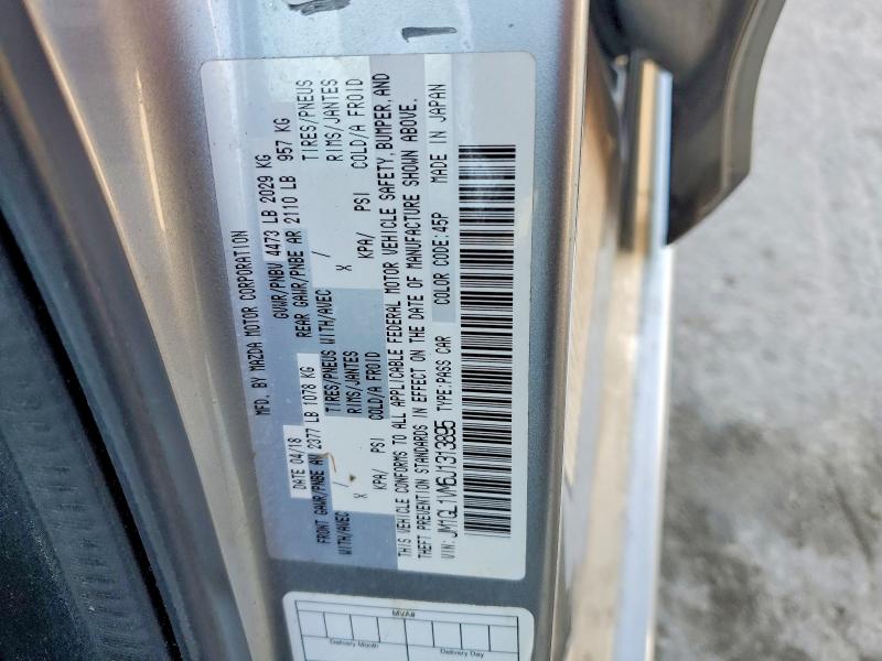 Aukcja sprzedaży 2018 Mazda 6, vin: JM1GL1VM6J1313895, numer aukcji: 49387906