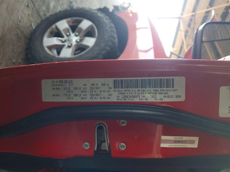 Продажа на аукционе авто 2017 Ram 1500, vin: 1C6RR6FG6HS860576, номер лота: 48714796