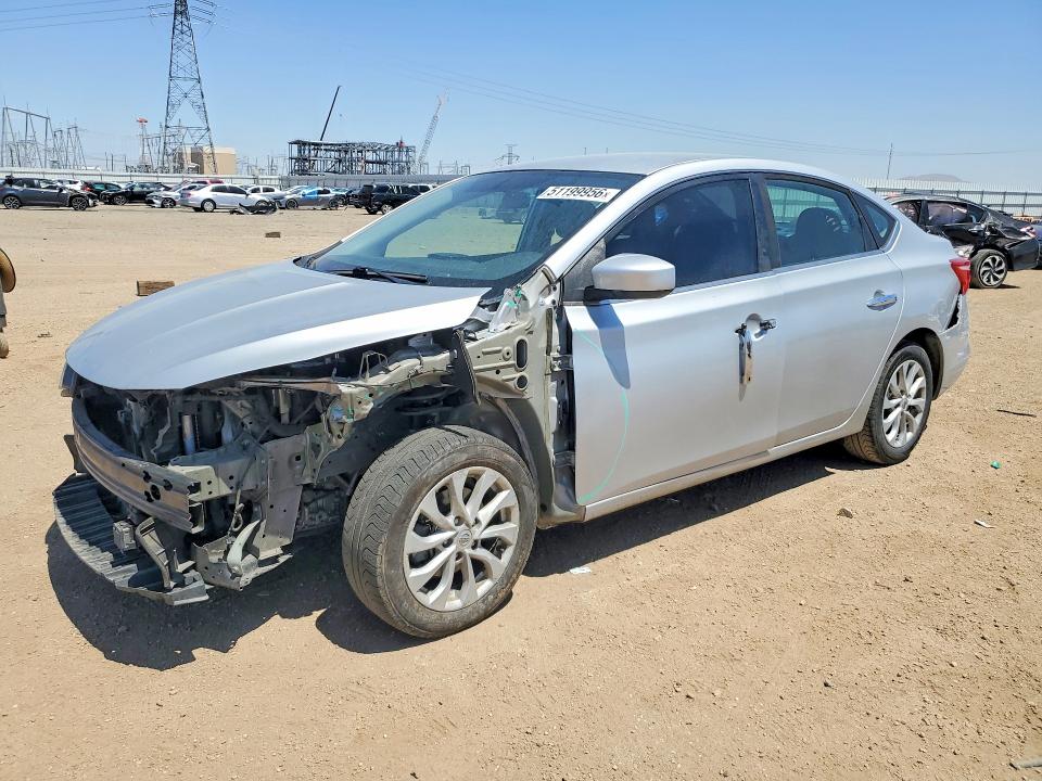 51199956 :رقم المزاد ، 3N1AB7AP6KY308112 vin ، 2019 Nissan Sentra مزاد بيع