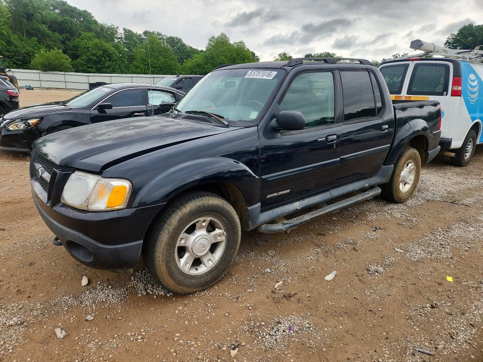 51787046 :رقم المزاد ، 1FMZU67E61UC80741 vin ، 2001 Ford Explorer Sport Trac مزاد بيع