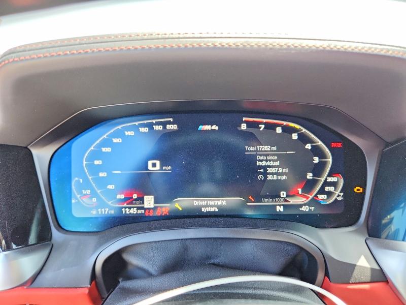 2023 Bmw M4 მანქანა იყიდება აუქციონზე, vin: WBS53AZ08PCL82608, აუქციონის ნომერი: 47371996