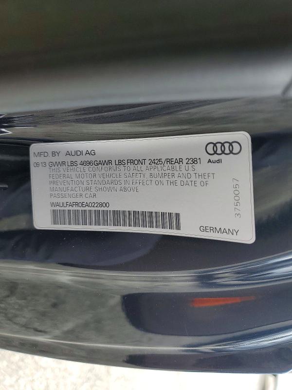 Продаж на аукціоні авто 2014 Audi A5, vin: WAULFAFR0EA022800, номер лоту: 48448596