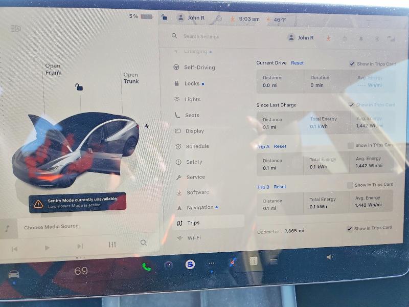 Продажа на аукционе авто 2025 Tesla Model 3, vin: 5YJ3E1EA6SF967304, номер лота: 49567466