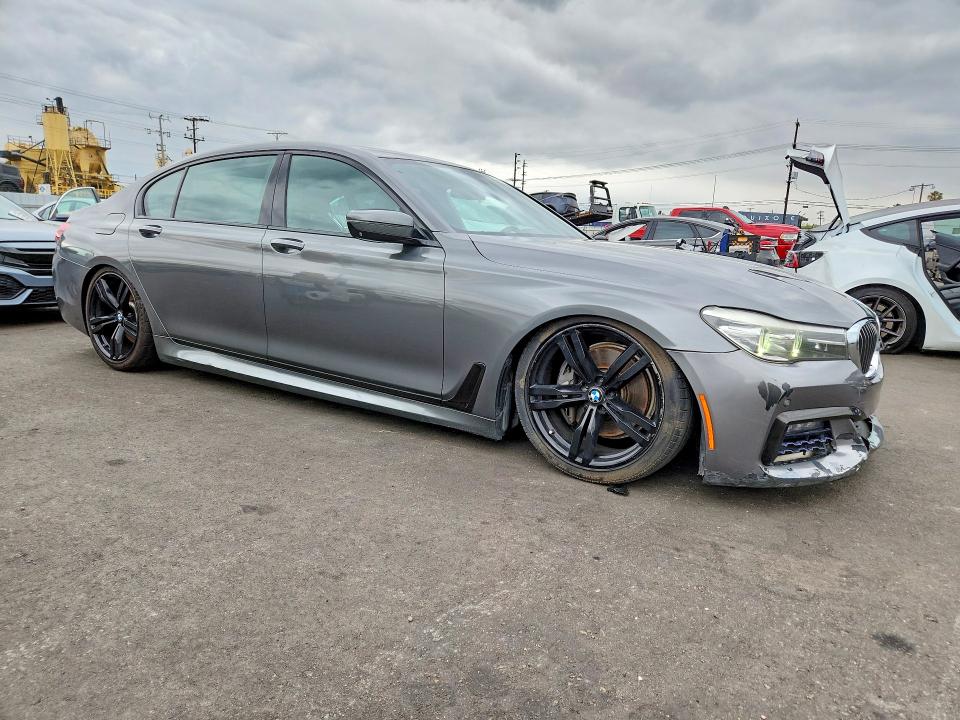 2016 Bmw 740 მანქანა იყიდება აუქციონზე, vin: WBA7E2C57GG547607, აუქციონის ნომერი: 50822606