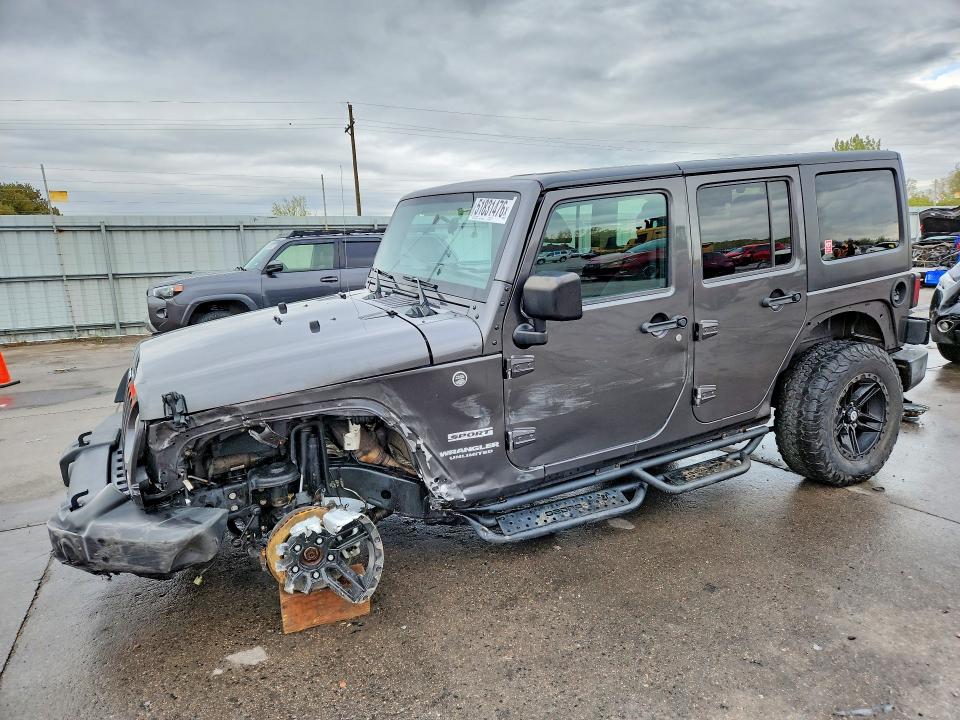 Продажа на аукционе авто 2016 Jeep Wrangler Unlimited, vin: 1C4BJWDGXGL335615, номер лота: 51831476