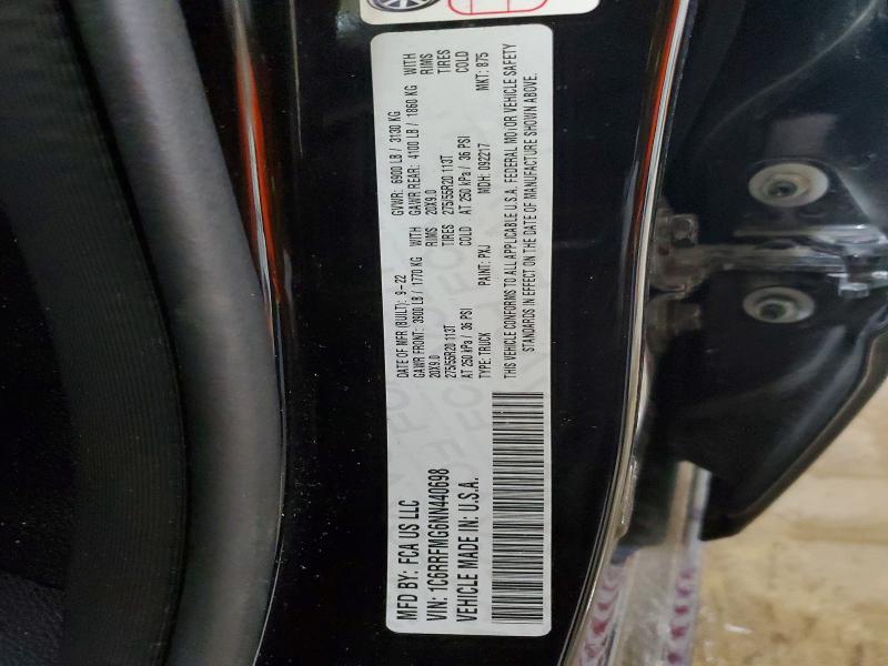 Продажа на аукционе авто 2022 Ram 1500, vin: 1C6RRFMG6NN440698, номер лота: 48971526