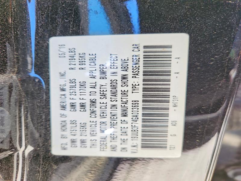 Продаж на аукціоні авто 2016 Acura Tlx, vin: 19UUB3F74GA003698, номер лоту: 49083616