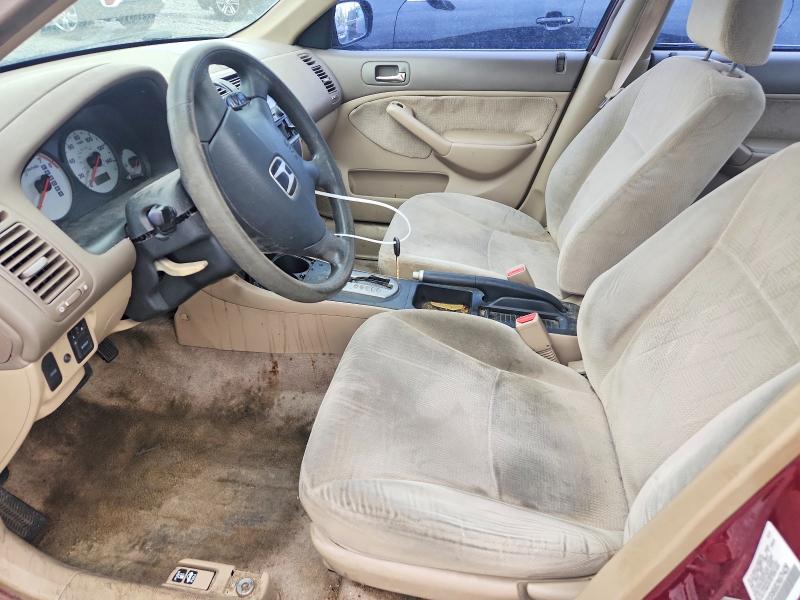 Aukcja sprzedaży 2002 Honda Civic, vin: 2HGES16592H571429, numer aukcji: 51254536