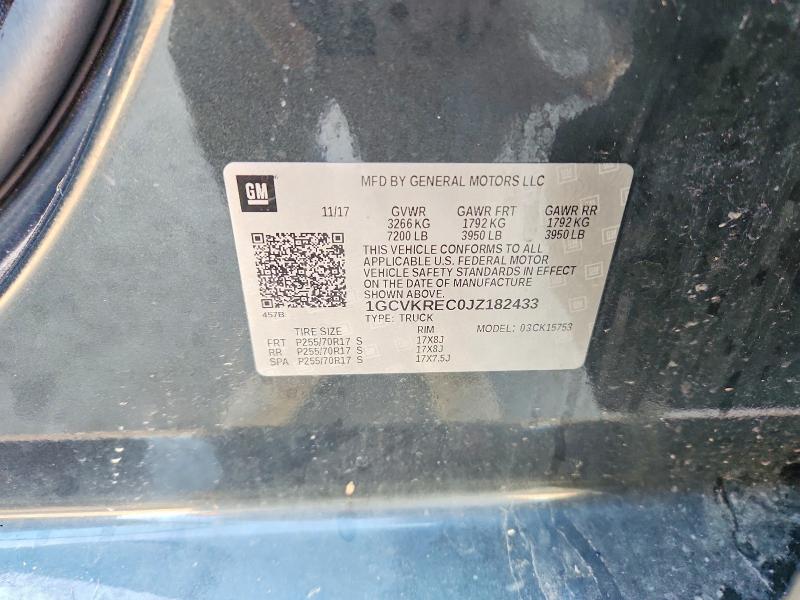 Продажа на аукционе авто 2018 Chevrolet Silverado, vin: 1GCVKREC0JZ182433, номер лота: 51456906