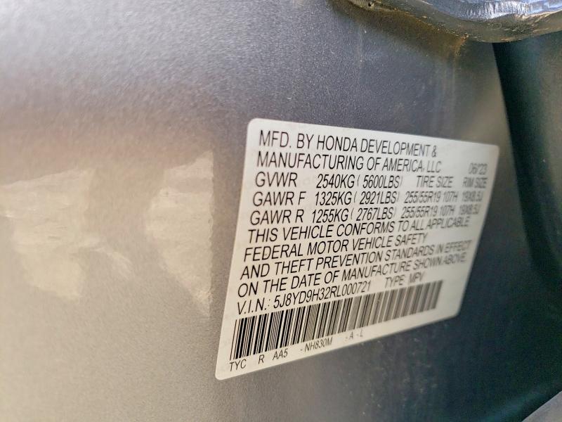 Aukcja sprzedaży 2024 Acura Mdx, vin: 5J8YD9H32RL000721, numer aukcji: 48553546