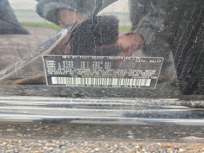 50246696 :رقم المزاد ، 4S3GTAB65H3726105 vin ، 2017 Subaru Impreza مزاد بيع