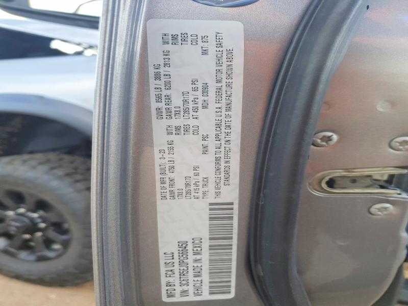 2023 Ram 2500 მანქანა იყიდება აუქციონზე, vin: 3C6TR5EJ0PG566450, აუქციონის ნომერი: 48520136