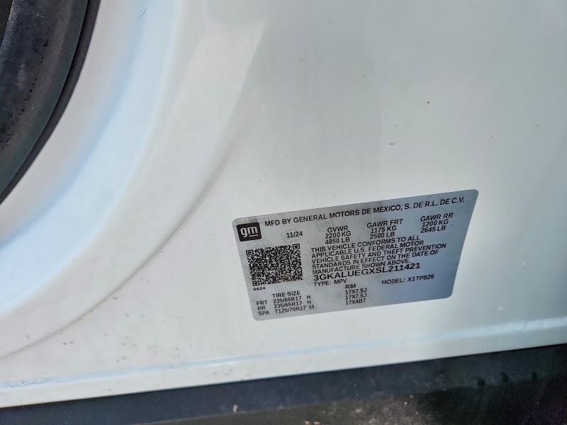 Продажа на аукционе авто 2025 Gmc Terrain, vin: 3GKALUEGXSL211421, номер лота: 48847406
