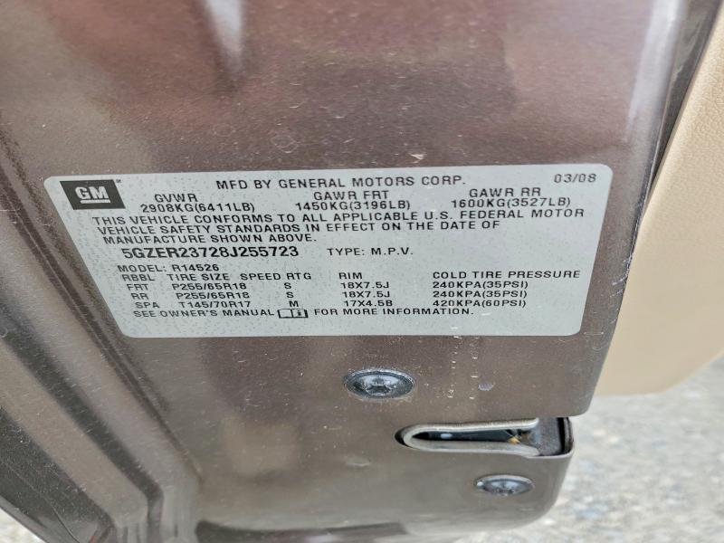 Продажа на аукционе авто 2008 Saturn Outlook, vin: 5GZER23728J255723, номер лота: 49656156