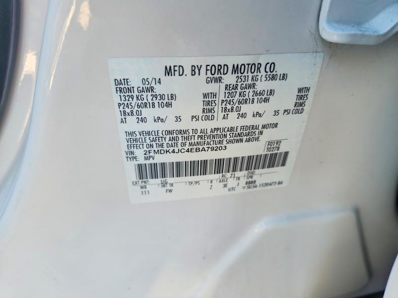 Продаж на аукціоні авто 2014 Ford Edge, vin: 2FMDK4JC4EBA79203, номер лоту: 49815816