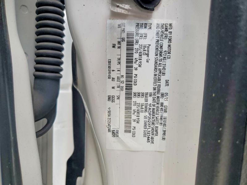 Продаж на аукціоні авто 2015 Ford Focus, vin: 1FADP3N2XFL323445, номер лоту: 51365526