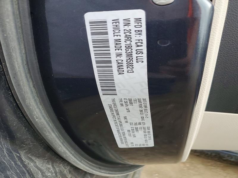 49625056 :رقم المزاد ، 2C4RC1BG3MR588213 vin ، 2021 Chrysler Pacifica مزاد بيع