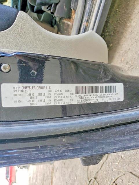 51336996 :رقم المزاد ، 2C4RDGBG6CR203628 vin ، 2012 Dodge Grand Caravan مزاد بيع