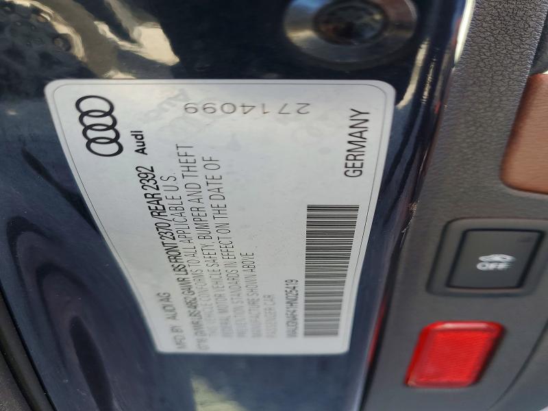 Aukcja sprzedaży 2017 Audi A4, vin: WAUGNAF41HN025419, numer aukcji: 48206526