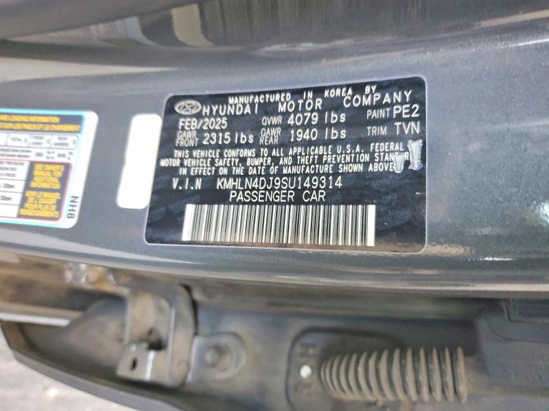 Продаж на аукціоні авто 2025 Hyundai Elantra, vin: KMHLN4DJ9SU149314, номер лоту: 52071156