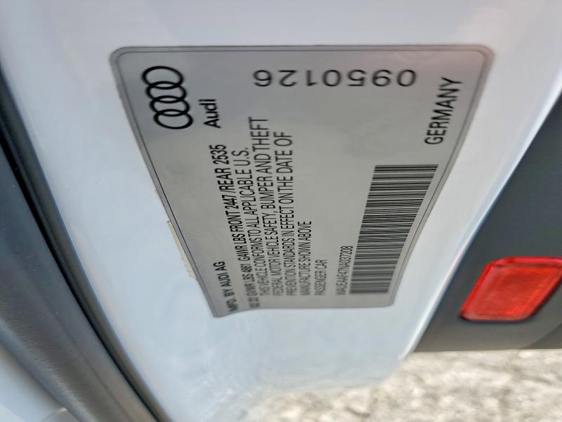 Aukcja sprzedaży 2022 Audi A4, vin: WAUEAAF47NA037208, numer aukcji: 50399076