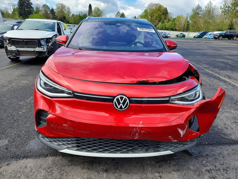 Aukcja sprzedaży 2021 Volkswagen Id.4, vin: WVGUNPE26MP065420, numer aukcji: 49834536