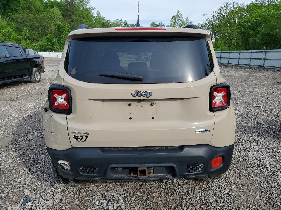 2016 Jeep Renegade მანქანა იყიდება აუქციონზე, vin: ZACCJBBT0GPE25946, აუქციონის ნომერი: 51365816