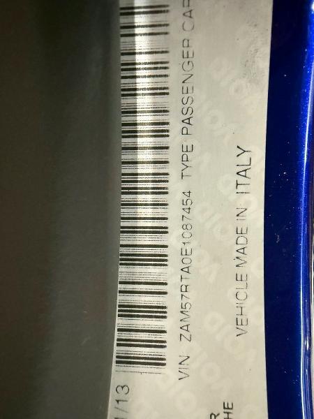Продажа на аукционе авто 2014 Maserati Ghibli, vin: ZAM57RTA0E1087454, номер лота: 50800866