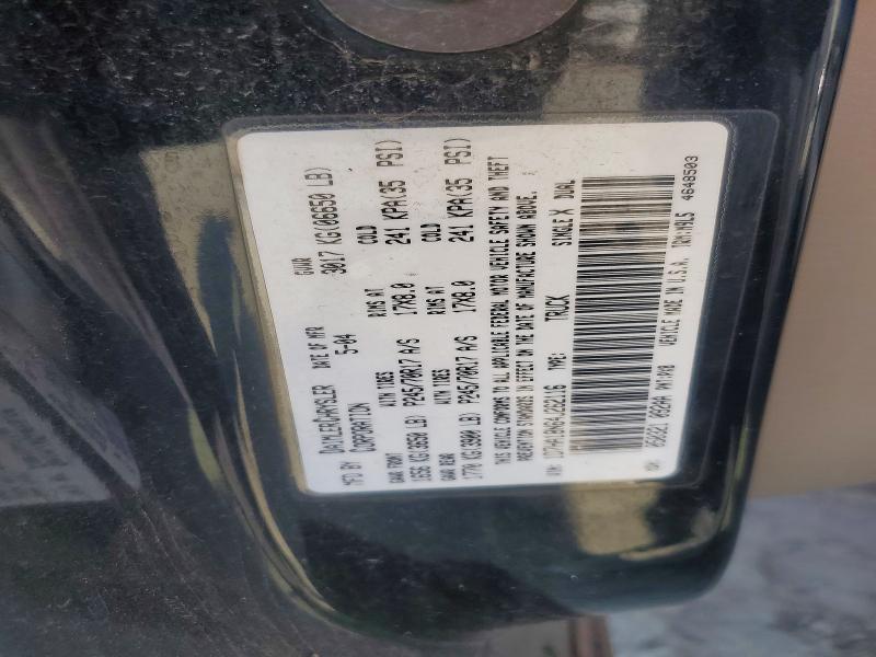 2004 Dodge Ram 1500 მანქანა იყიდება აუქციონზე, vin: 1D7HA18N64J262116, აუქციონის ნომერი: 50929896