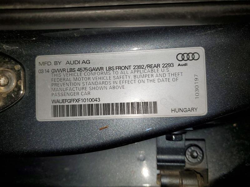 Продажа на аукционе авто 2015 Audi A3, vin: WAUEFGFFXF1010043, номер лота: 49091966