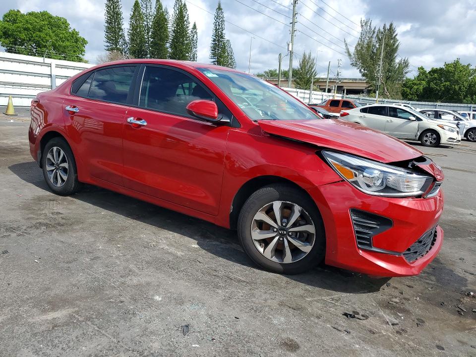 2021 Kia Rio მანქანა იყიდება აუქციონზე, vin: 3KPA24AD0ME397553, აუქციონის ნომერი: 50169286