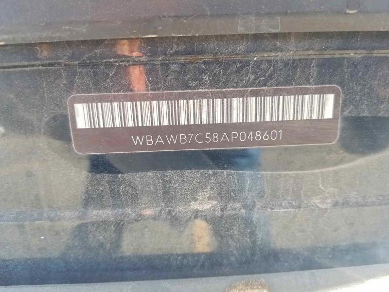 2010 Bmw 335 მანქანა იყიდება აუქციონზე, vin: WBAWB7C58AP048601, აუქციონის ნომერი: 48921216
