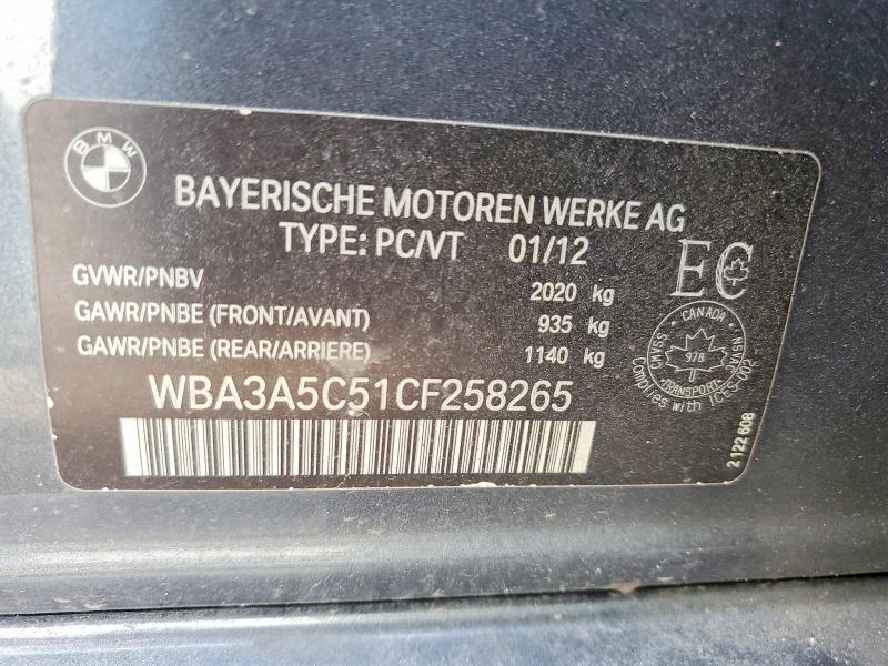 Auction sale of the 2012 Bmw 328, vin: WBA3A5C51CF258265, lot number: 48490006