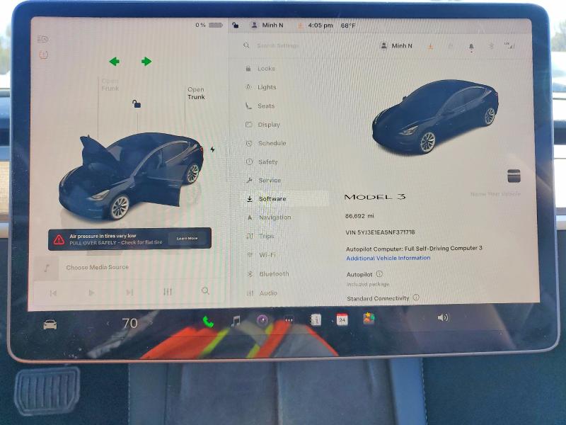 Aukcja sprzedaży 2022 Tesla Model 3, vin: 5YJ3E1EA5NF371718, numer aukcji: 51406516