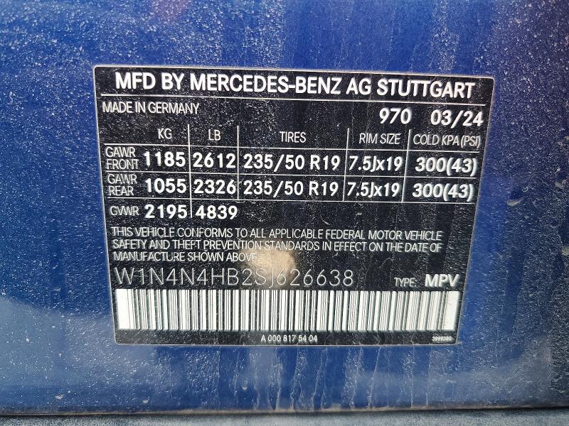 Продаж на аукціоні авто 2025 Mercedes-benz Gla, vin: W1N4N4HB2SJ626638, номер лоту: 50495456