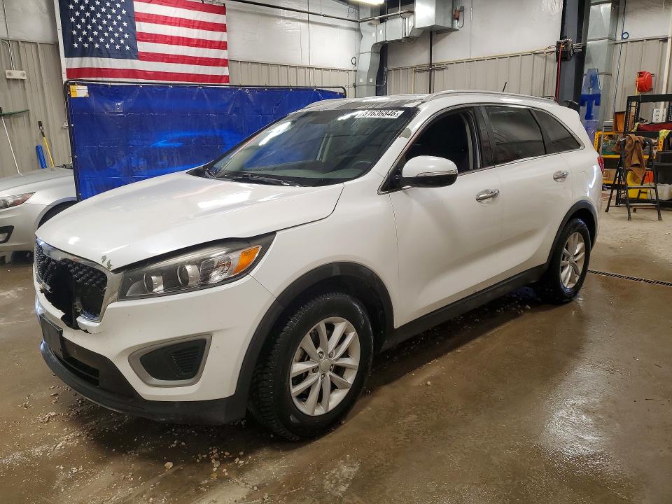 2016 Kia Sorento მანქანა იყიდება აუქციონზე, vin: 5XYPG4A56GG151943, აუქციონის ნომერი: 51636846