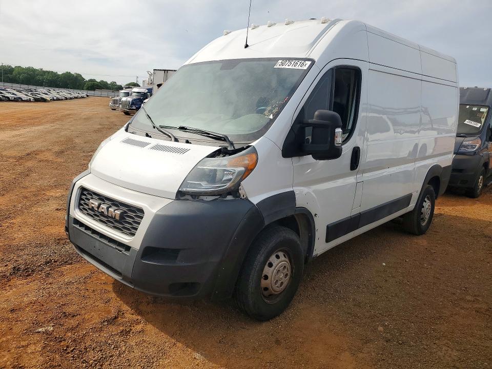 50751616 :رقم المزاد ، 3C6TRVCG7KE516026 vin ، 2019 Ram Promaster 2500 مزاد بيع