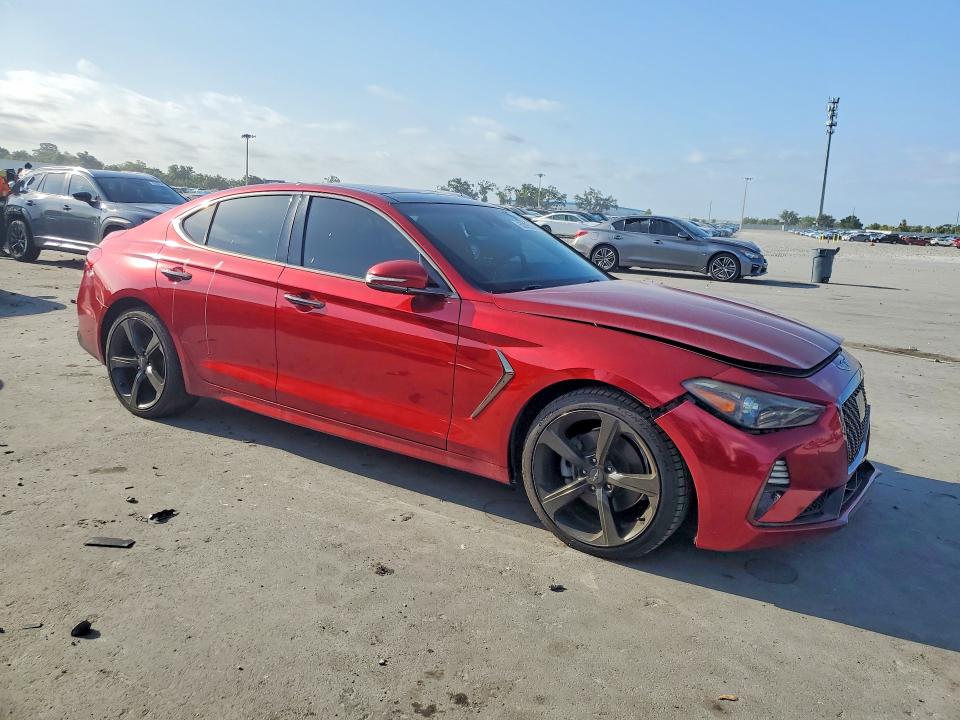 Auction sale of the 2019 Genesis G70, vin: KMTG44LA3KU019198, lot number: 50395186