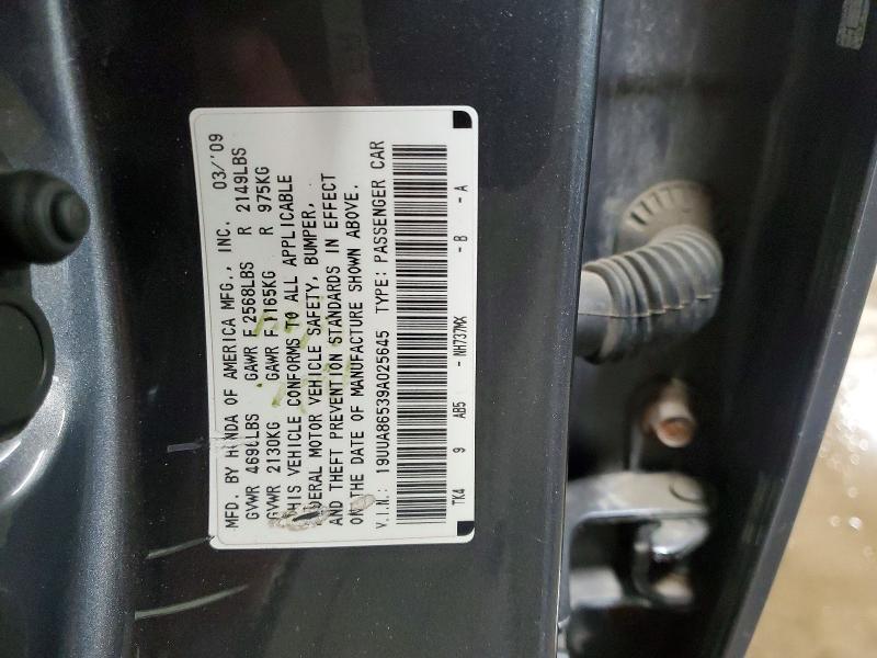Aukcja sprzedaży 2009 Acura Tl, vin: 19UUA86539A025645, numer aukcji: 48800776