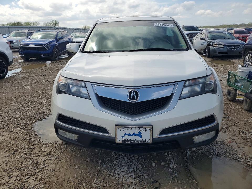 49776266 :رقم المزاد ، 2HNYD2H27AH512855 vin ، 2010 Acura Mdx مزاد بيع