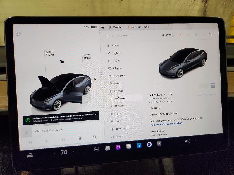 47980756 :رقم المزاد ، 5YJ3E1EBXNF288584 vin ، 2022 Tesla Model 3 مزاد بيع