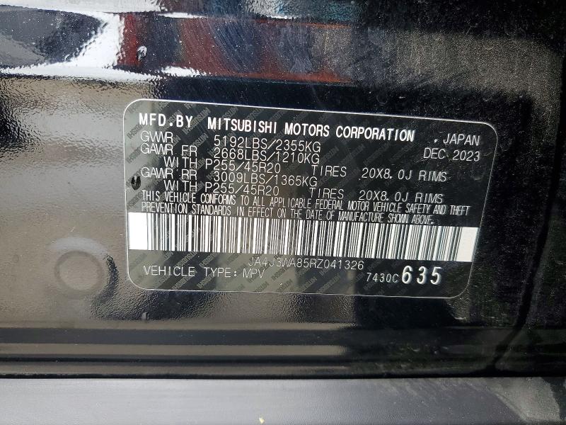 Продажа на аукционе авто 2024 Mitsubishi Outlander, vin: JA4J3WA85RZ041326, номер лота: 51578896