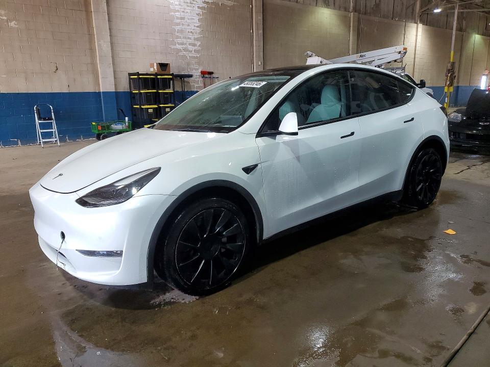 2022 Tesla Model Y მანქანა იყიდება აუქციონზე, vin: 7SAYGAEE0NF521885, აუქციონის ნომერი: 49355246