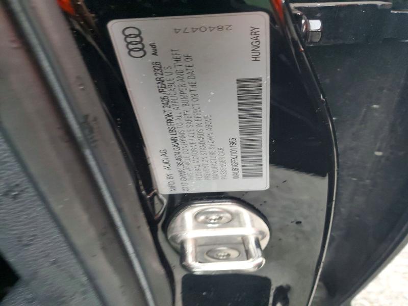 48908706 :رقم المزاد ، WAUB1GFFXJ1011865 vin ، 2018 Audi S3 مزاد بيع