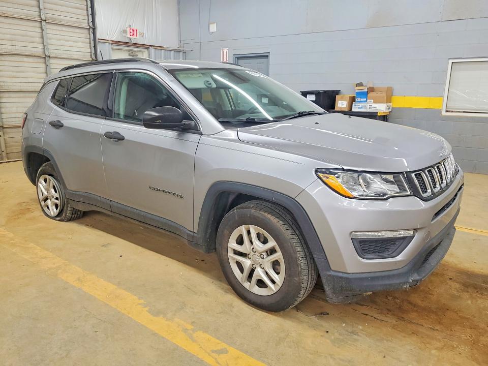 2019 Jeep Compass მანქანა იყიდება აუქციონზე, vin: 3C4NJCAB7KT652513, აუქციონის ნომერი: 48802466