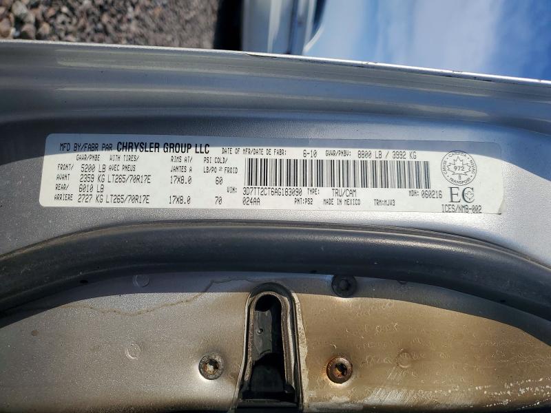 Продаж на аукціоні авто 2010 Dodge Ram 2500, vin: 3D7TT2CT6AG183090, номер лоту: 50401456