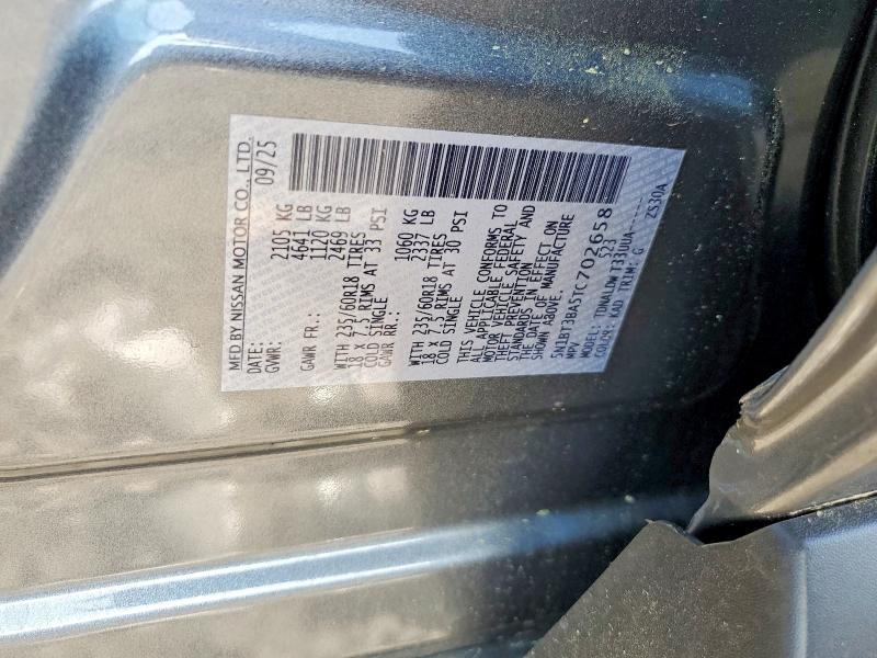 Продажа на аукционе авто 2026 Nissan Rogue, vin: 5N1BT3BA5TC702658, номер лота: 51426156
